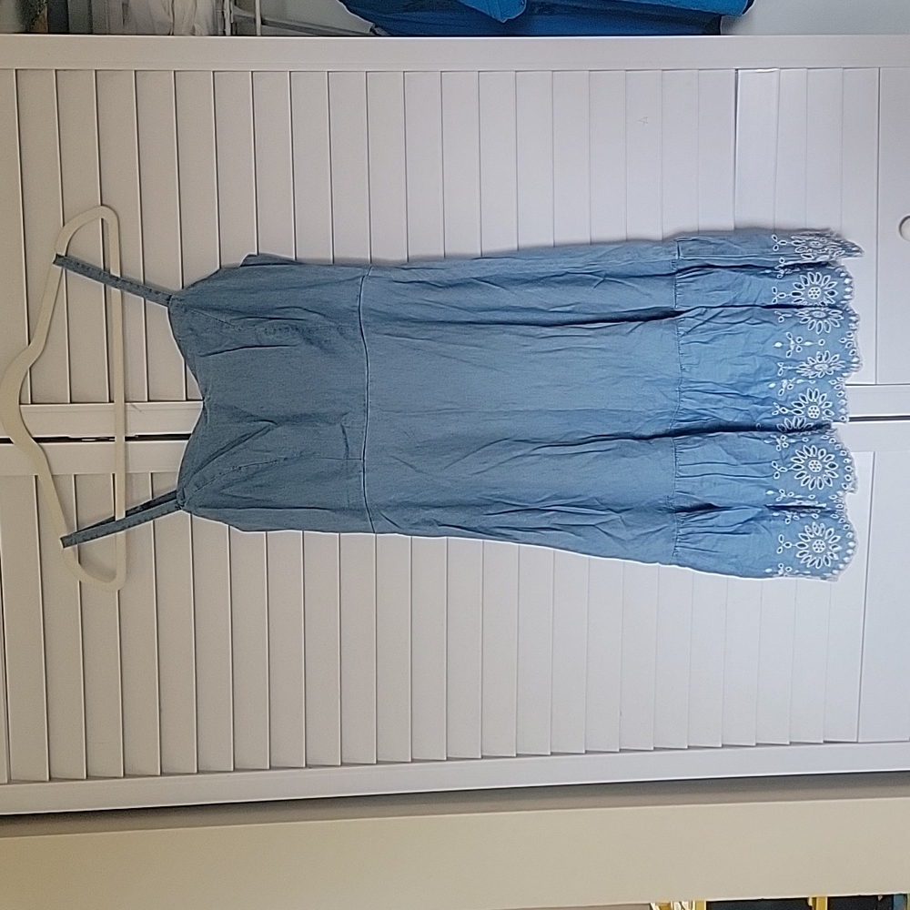 Flowy eyelet dress